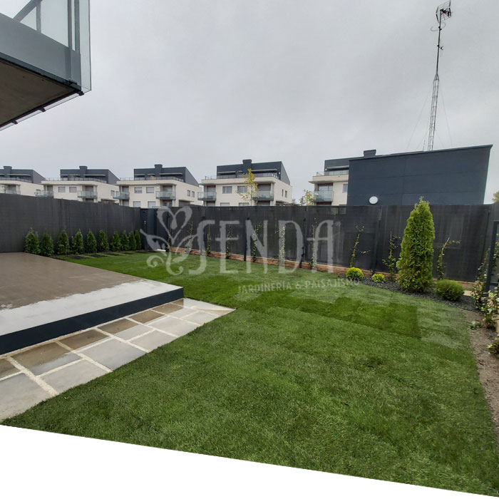 Espacio ajardinado (despues) Jardineria